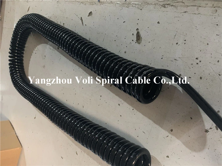 Customized Multicore Power Cable Wire Spiral Cable Coil Cable for LED Portable Mobile Generator Light Tower