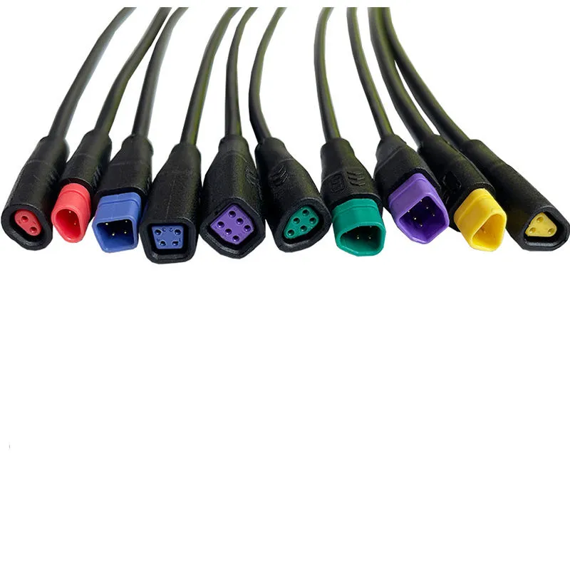 Julet 2/3/4/5/6/7pin wasserdichtes, speziell geformtes Signalkabel für Ebrake Display Wire Ebike Elektrokabel