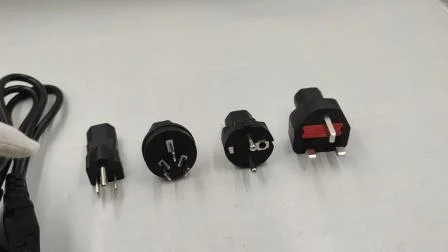 UL/VDE 1M 2M 3M 5M 14 16 18AWG 10 13 15A Stecker auf Buchse IEC 60320 C5 C7 C13 C14 Verlängerungskabel AC-Netzkabel mit UK EU AU US Schuko Schweiz Südafrika